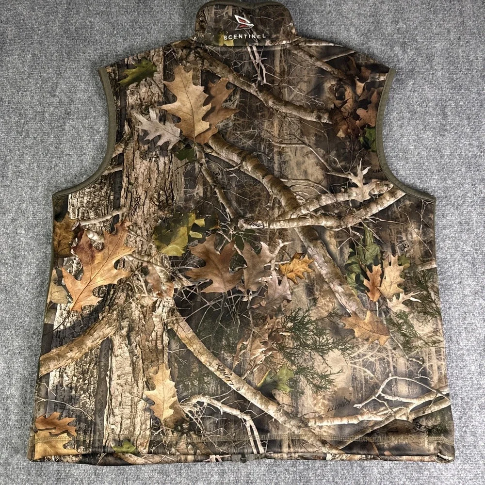 Red Head Scentinel Kanati True Timber Camouflage Zip Vest Mens L Green Camo
